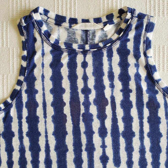 ATHLETA | Breezy Tank Top | White and Blue Tie Dye | Small - Picture 3 of 15